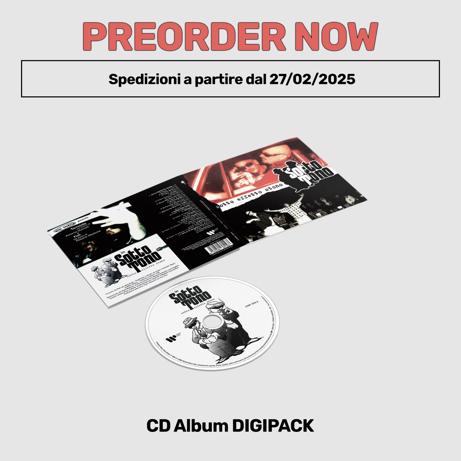 SOTTOTONO - SOTTO EFFETTO STONO (CD DIGIPACK) COM 1529-2 | The